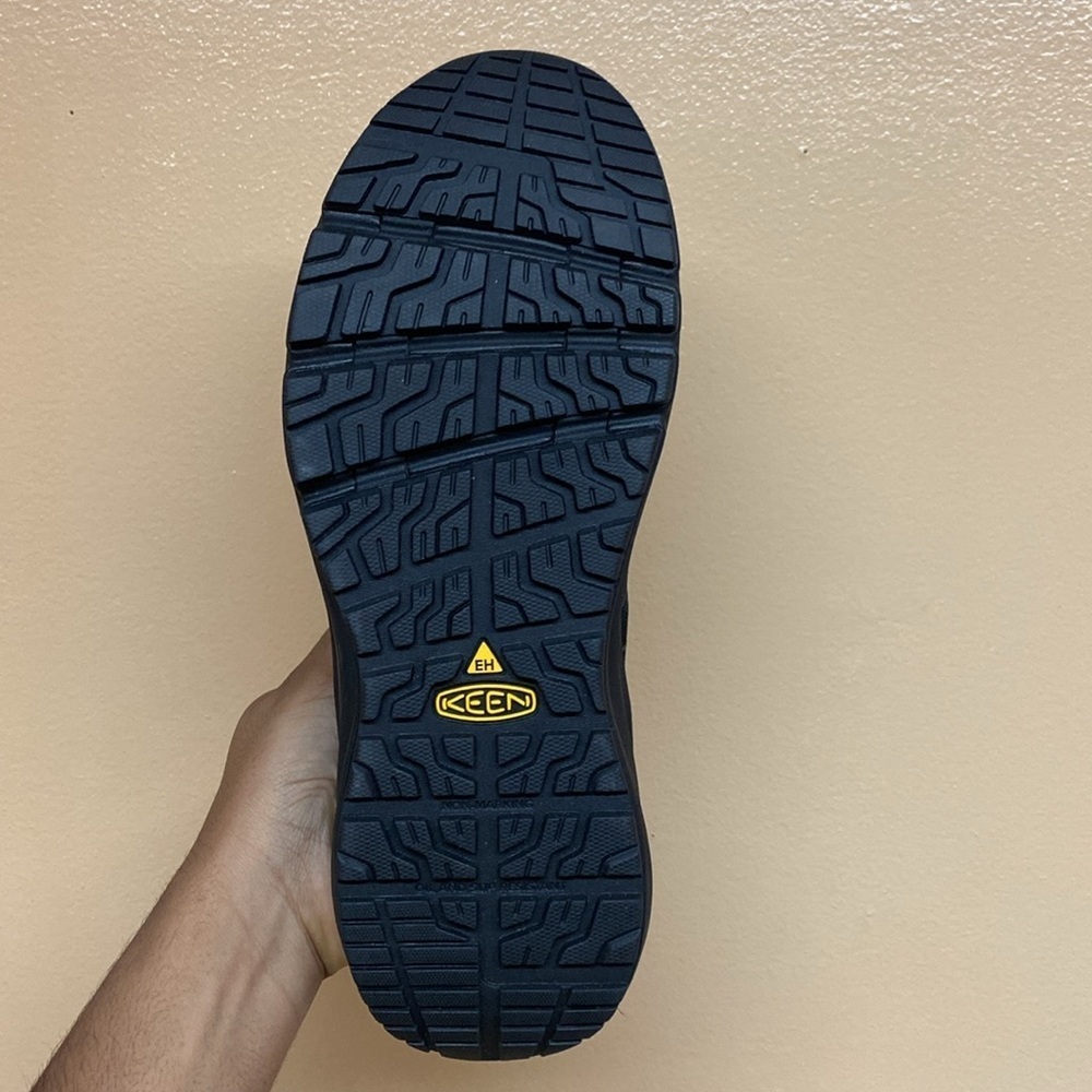 KEEN Utility Vista Energy Konnect Fit XT Steel Toe Work Sneakers “Triple Black” - Picture 9 of 17